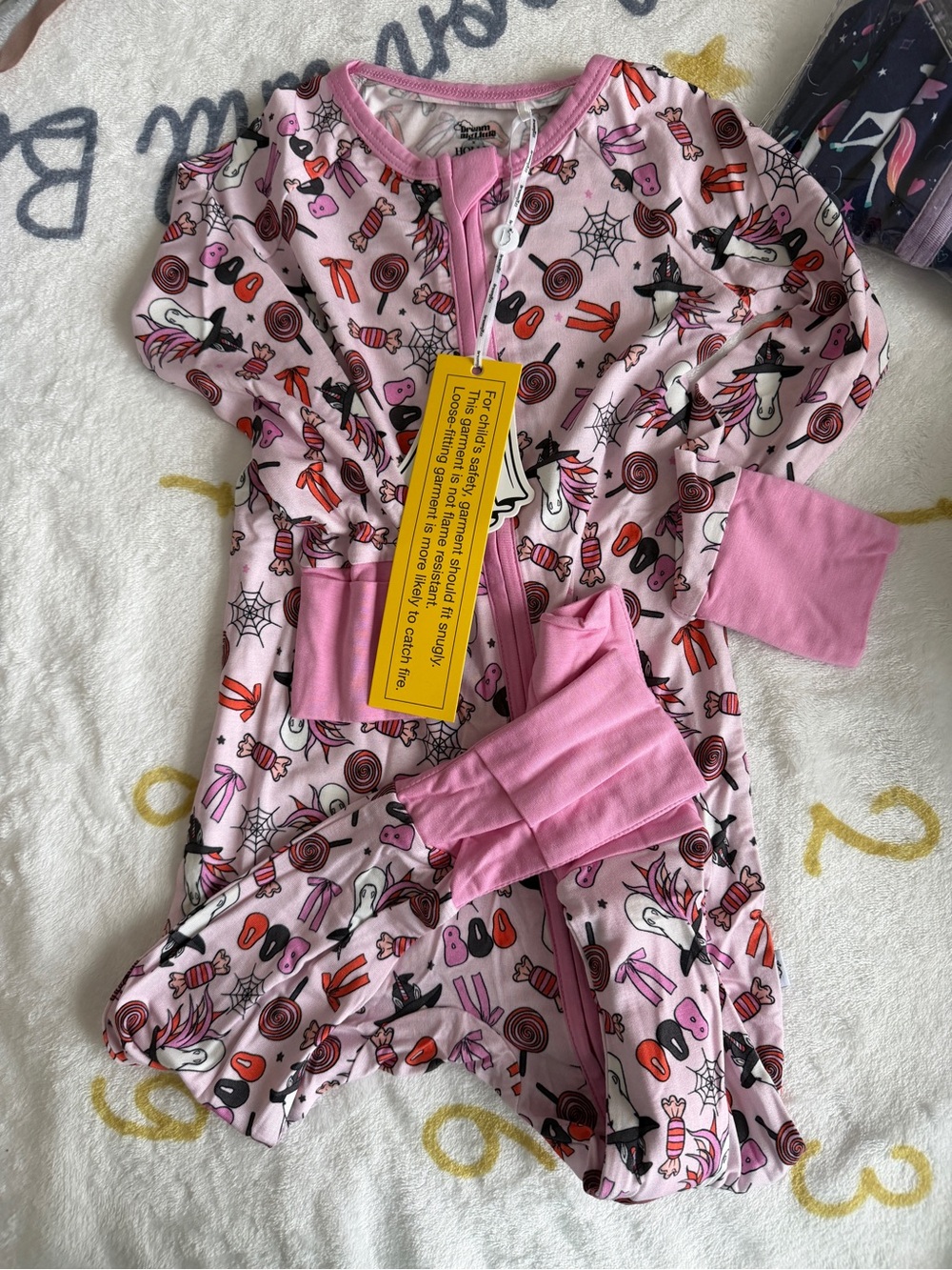 NWT Dream big little co X Hollie Woodward 12-18M Footies